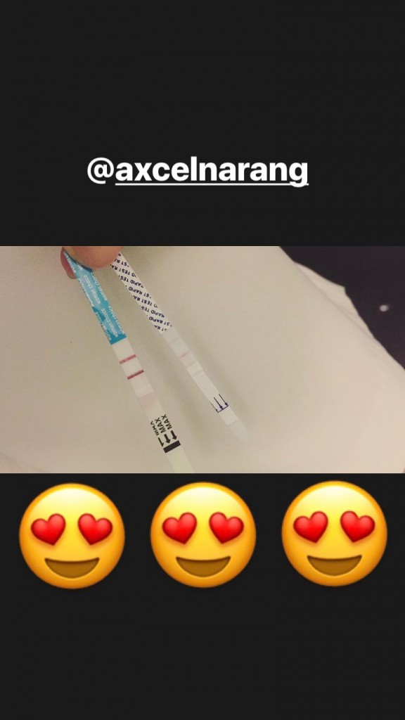 Hasil test pack Kezia Karamoy (@itskeziakaramoy)
